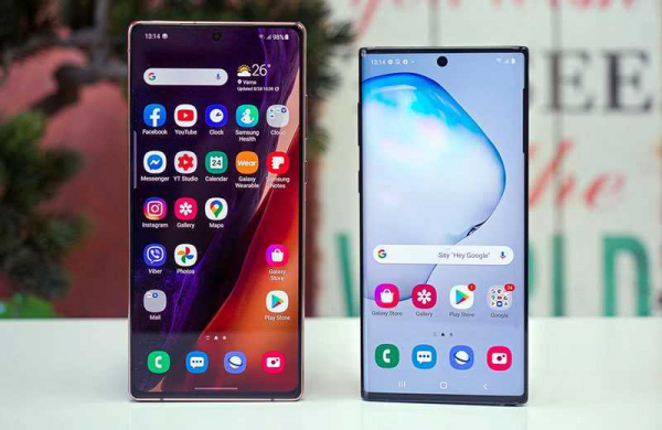 Сравнение Samsung Galaxy Note 10 vs Samsung Galaxy Note 20