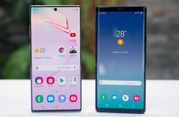 Сравнение Samsung Galaxy Note 10 Plus vs Samsung Galaxy Note 9