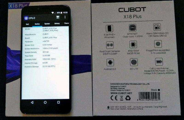 Обзор Cubot X18 Plus — Тонкий бюджетный смартфон, который выполняет все задачи