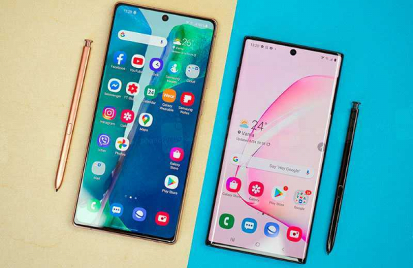 Сравнение Samsung Galaxy Note 10 vs Samsung Galaxy Note 20